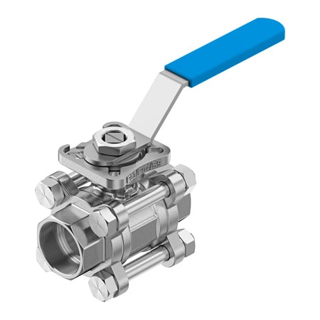 Festo Ball Valve VZBE-3/4-WA-63-T-2-F0304-M-V15V15 VZBE-3/4-WA-63-T-2-F0304-M-V15V15